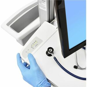 Ergotron StyleView  SV42, Visitenwagen mit Monitor Gelenk, LiFe Stromversorgung, EU, Medizinische Warenkorb - 14,06 kg Kap