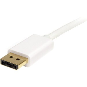 StarTech.com 2m (6ft) Mini DisplayPort to DisplayPort 1.2 Cable, 4K x 2K mDP to DisplayPort Adapter Cable, Mini DP to DP C