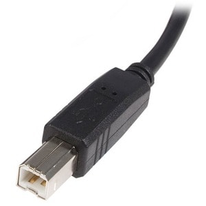 StarTech.com 1 m USB 2.0 A-auf-B-Kabel - Stecker/Stecker - 480 Mbit/s - 24/28 AWG - Schwarz