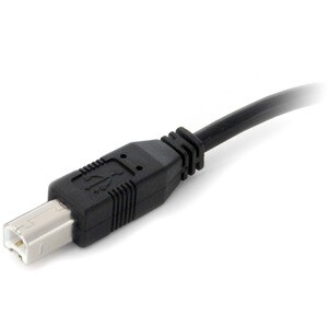 StarTech.com 10m Aktives USB 2.0 A auf B Kabel - Stecker/Stecker - Schwarz - Cable for Peripheriegerät - 480 Mbit/s - Absc