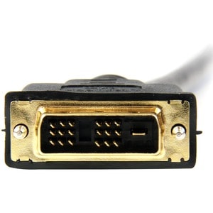 StarTech.com 1m HDMIÂ® to DVI-D Cable - M/M - 1 x HDMI Male Digital Audio/Video - 1 x DVI-D Male Digital Video - Gold-plat