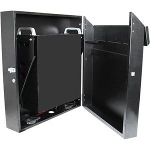 StarTech.com 4U 48cm Secure Horizontal Wall Mountable Server Rack - 2 Fans Included - Wall-mount your server or networking