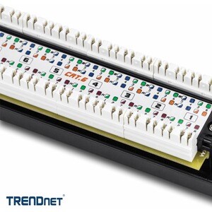 TRENDnet TC-P16C6 16 Port(s) Network Patch Panel - 16 x RJ-45 - 19" Wide