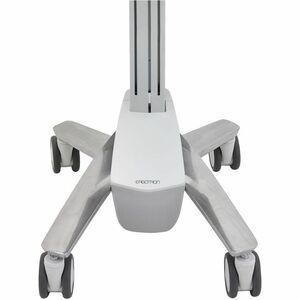 Ergotron StyleView Cart with LCD Pivot - 15.88 kg Capacity - 4 Casters - Aluminium - 464.8 mm Width x 1282.7 mm Height - W