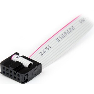 StarTech.com Staffa porta seriale DB9 16" a 2 porte a header a 10 pin - Cable for Scheda Madre, Dispositivo POS, PC - 28 A