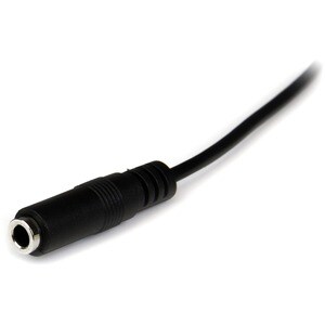 StarTech.com 1m Slim 3.5mm Stereo Extension Audio Cable - M/F - Extend the connection distance between your iPhone, MP3 pl
