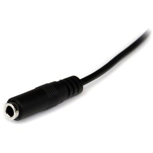 StarTech.com 1m Slim 3.5mm Stereo Extension Audio Cable - M/F - Mini stereo Extension - 3.5mm Extension - heaDPhone Ext co