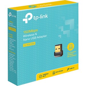 TP-Link TL-WN725N IEEE 802.11n Wi-Fi Adapter for Desktop Computer - USB - 150 Mbit/s - 2.48 GHz ISM - External