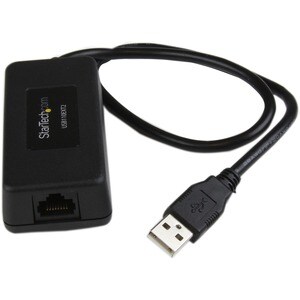 StarTech.com 1 Port USB over Cat5 / Cat6 Ethernet Extender - up to 131ft (40m) - 1 x USB - 40 m Extended Range - Plastic