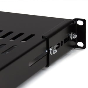 StarTech.com 1U 19.5 to 38in Adjustable Mounting Depth Vented Rack Mount Shelf - 175lbs / 80kg - 27.5in Deep - Add a sturd