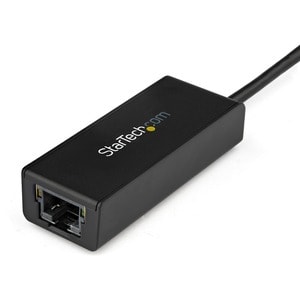 StarTech.com Adaptateur réseau USB 3.0 vers Gigabit Ethernet NIC - 10/100/1000 Mb/s - M/F - Noir - USB 3.0 - 1 Port(s) - 1