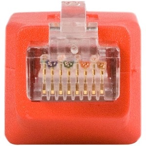 StarTech.com Crossover adapter - RJ-45 (M) - RJ-45 (F) - Gigabit - ( CAT 6 ) - red - 1 x RJ-45 Network Male - 1 x RJ-45 Ne