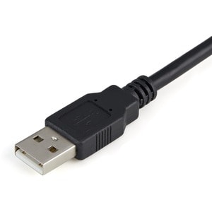 StarTech.com USB to Serial Adapter - 1 port - USB Powered - FTDI USB UART Chip - DB9 (9-pin) - USB to RS232 Adapter - Add 