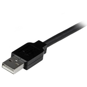 StarTech.com 20m USB 2.0 Active Extension Cable - M/F - Cable for Wall Outlet, Power Adapter - First End: 1 x 4-pin USB 2.