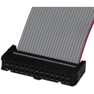 StarTech.com Low Profile 16in Parallel Port Header Cable Adapter with Bracket - DB25 (F) to IDC26 - Add a 25-pin parallel 