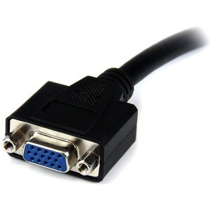 StarTech.com 8in DVI to VGA Cable Adapter - DVI-I Male to VGA Female - First End: 1 x 29-pin DVI-I Digital Video - Male - 