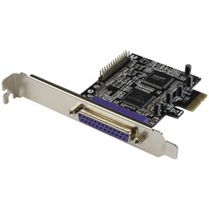 StarTech.com 2 Port PCI Express / PCI-e Parallel Adapter Card â€" IEEE 1284 with Low Profile Bracket - PCI Express x1 - PC