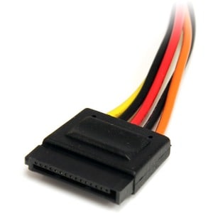 12IN SATA POWER EXTENSION CABLE CORD - 15PIN SATA POWER M/F