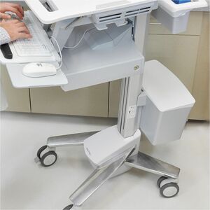 Ergotron Bin - 5.44 kg Load Capacity - Grey - Key Lock, Easy to Clean