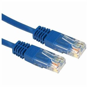 4XEM 6FT Cat6 Molded RJ45 UTP Ethernet Patch Cable (Blue) - 6 ft Category 6 Network Cable for Network Device, Notebook, Co