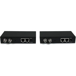 StarTech.com Gigabit Ethernet over Coaxial Unmanaged Network Extender Kit - 2.4km - 2.40 km Extended Range - Steel