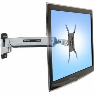 Ergotron Interactive Mounting Arm for TV - Polished Aluminum - Height Adjustable - 106.7 cm (42") Screen Support - 11.34 k