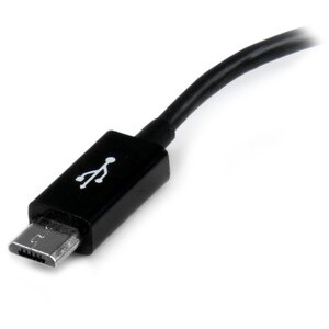 StarTech.com 5in Micro USB to USB OTG Host Adapter M/F - Connect your USB On-the-Go capable tablet computer or Smartphone 
