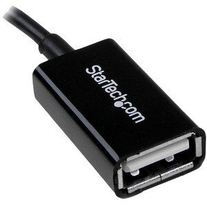 StarTech.com 13cm 5in. Micro USB to USB OTG Host Adapter - Micro USB Male to USB A Female On-The-GO Host Cable Adapter - U
