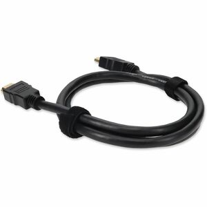 15ft HDMI 1.4 Male to HDMI 1.4 Male Black Cable Which Supports Ethernet Channel For Resolution Up to 4096x2160 (DCI 4K) - 