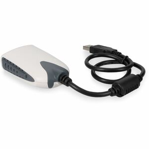 AddOn USB 2.0 (A) Male to VGA Female Black Adapter - 100% compatible and guaranteed to work