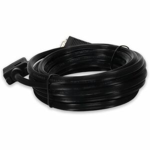 AddOn 25ft VGA Male to VGA Male Black Cable For Resolution Up to 1920x1200 (WUXGA) - 25 ft VGA Video Cable for Video Devic
