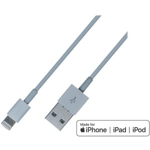4XEM 3FT/1M 8pin Lightning to USB cable for iPhone/iPad/iPod - MFi Certified - 4XEM 3Ft 1M charging data and sync Cable Fo