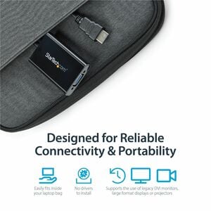 StarTech.com HDMI to VGA Video Adapter Converter with Audio for Desktop PC / Laptop / Ultrabook - 1920x1200 - Connect an H