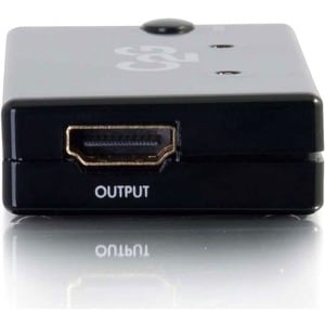 C2G 2-Port HDMI Switch - Auto Switch - 1920 x 1080 - Full HD - 2 x 1 - 1 x HDMI Out
