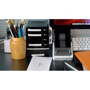 Seiko Versatile Desktop 2" Direct Thermal 300 dpi Smart Label Printer included with our Smart Label Software with Serial P