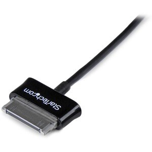 StarTech.com Cable Adaptador 2m Conector Dock USB para Samsung Galaxy Tab™ - Negro - USB A Macho - Cable for Tablet PC, Po