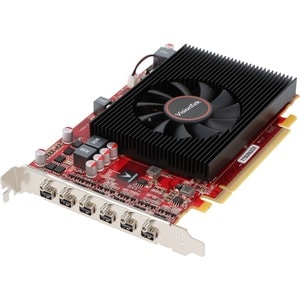 VisionTek Radeon 7750 2GB GDDR5 6M (6x MiniDP) - DirectX 11.0, DirectCompute, OpenCL 5.0, OpenGL 3.2 - 6 x DisplayPort - 6