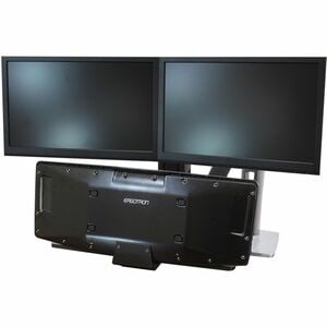 Ergotron WorkFit-A, Dual Workstation with Worksurface - Height Adjustable - 2 Display(s) Supported - 24" to 26" Screen Sup