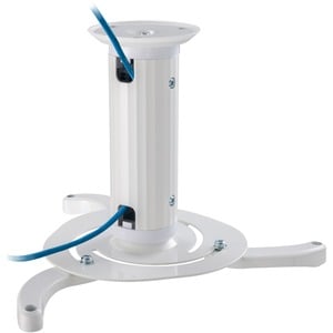 Newstar Universal Projector Ceiling Mount, Height Adjustable (8-15cm) - White - Height Adjustable - 15 kg Load Capacity