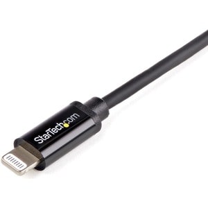 StarTech.com Cavo lungo connettore lightning a 8 pin Apple nero a USB da 2 m per iPhone / iPod / iPad - Cable for iPod, iP