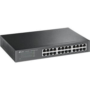 TP-Link TL-SG1024D 24 Ports Ethernet Switch - Gigabit Ethernet, Fast Ethernet - 10/100/1000Base-T - Twisted Pair - 1U High