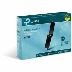 TP-Link Archer T4U Dualband Wi-Fi Adapter für Desktop Computer, Media Player, Notebook, Smart TV - IEEE 802.11 a/b/g/n/ac 