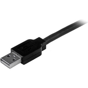 StarTech.com 15m / 50 ft Active USB 2.0 A to B Cable - M/M - Connect USB 2.0 devices up to 50ft away, with no signal loss 