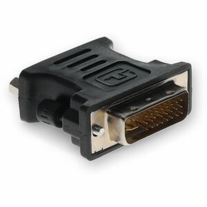 DVI-I (29 pin) Male to VGA Female Black Adapter For Resolution Up to 1920x1200 (WUXGA) - 100% compatible and guaranteed to