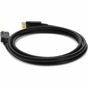 10ft DisplayPort 1.2 Male to DisplayPort 1.2 Male Black Cable For Resolution Up to 3840x2160 (4K UHD) - 100% compatible an