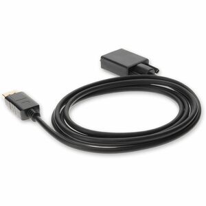 AddOn 6ft DisplayPort 1.2 Male to VGA Male Black Cable For Resolution Up to 1920x1200 (WUXGA) - 6 ft DisplayPort/VGA Video
