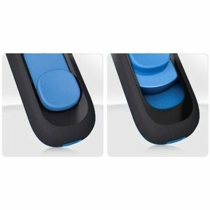 Adata DashDrive UV128 - 64 GB - USB 3.2 (Gen 1) - 100 MB/s Read Speed - Black, Blue - Lifetime Warranty