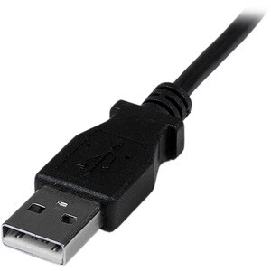 StarTech.com 2m Mini USB Cable - A to Down Angle Mini B - Cable for Digital Camera, Hard Drive, Cellular Phone, GPS Receiv
