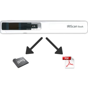 I.R.I.S. IRIScan Book 3 Cordless Handheld Scanner - 900 dpi Optical - Portable - USB