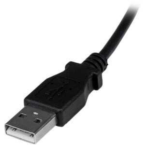 StarTech.com 2m Micro USB Cable - A to Down Angle Micro B - Cable for Smartphone, Digital Camera, Portable Hard Drive, Tab